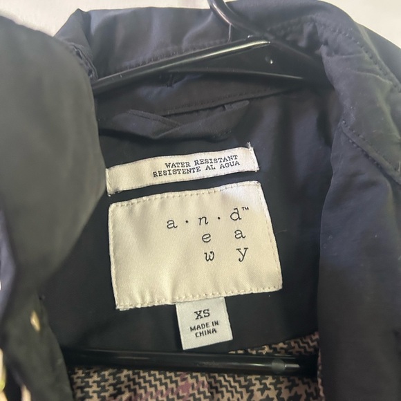 Target a‎ new day black trench coat XS - Picture 3 of 4